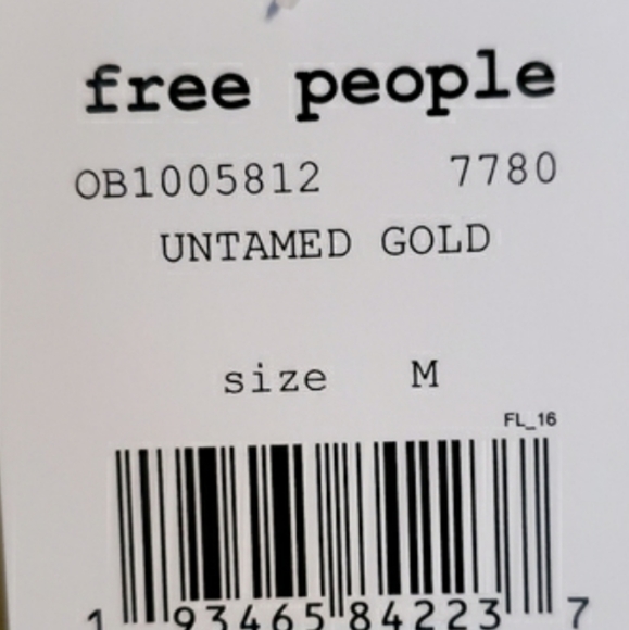 NWT Free People ribbed top lace detail - Picture 5 of 8